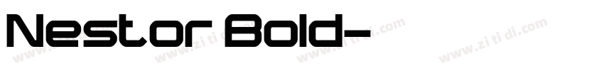 Nestor Bold字体转换